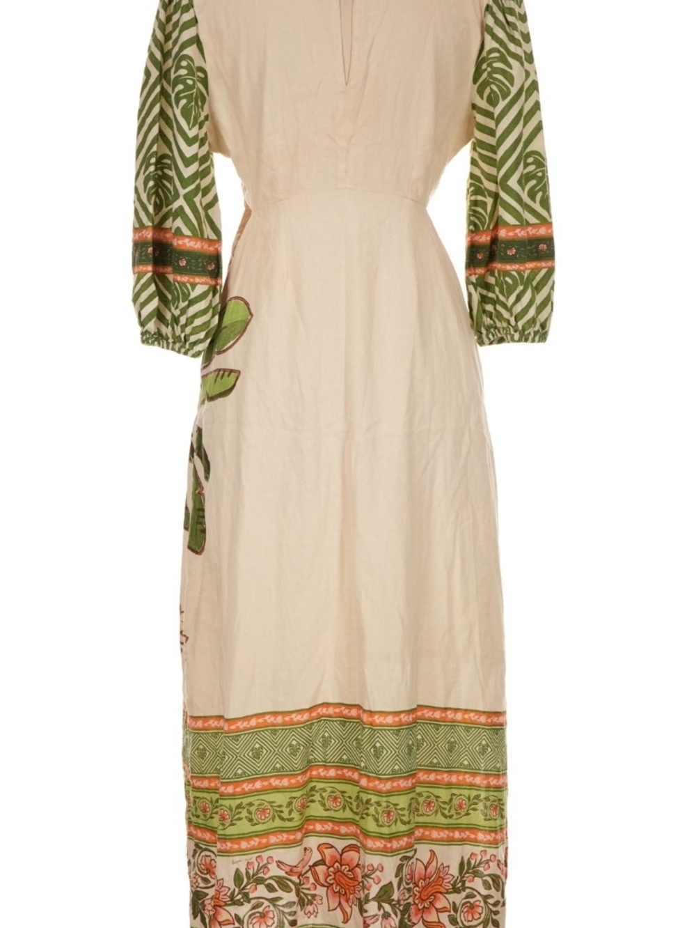 Farm Rio x Anthropologie Palm V-Neck Midi Dress. - Picture 6 of 9